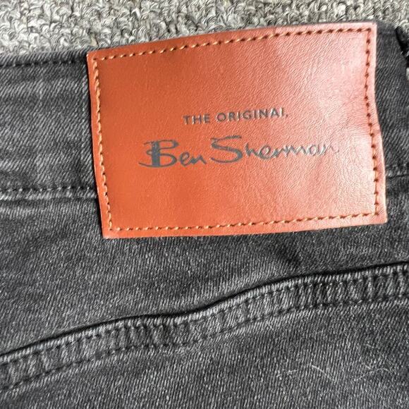 Original Ben Sherman Slim Fit Stretch Charcoal Jeans 33 - Picture 8 of 11